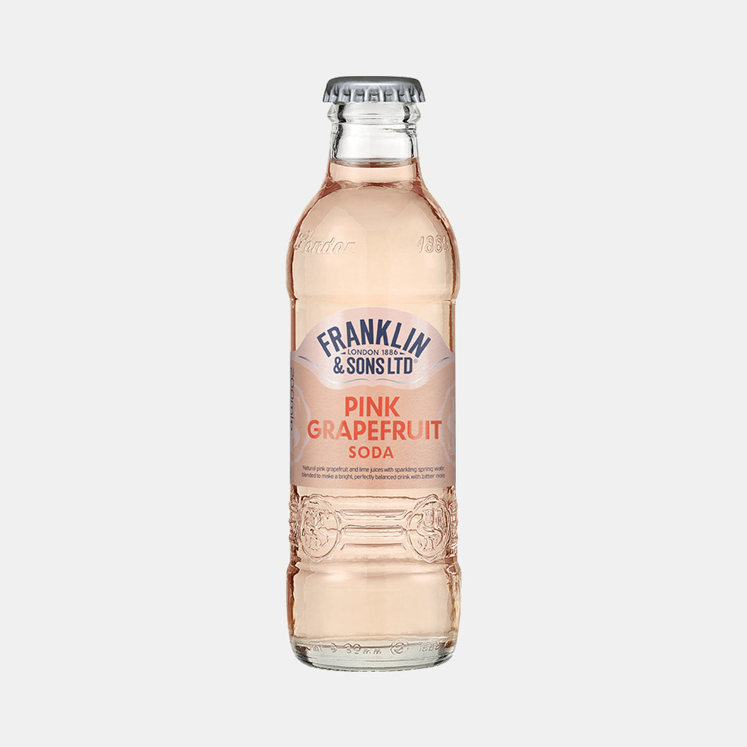 Franklin & Sons 200ml - Pink Grapefruit Soda 1x24 bottles