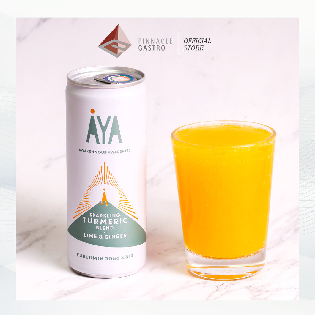 AYA Sparkling Turmeric Blend Lime & Ginger