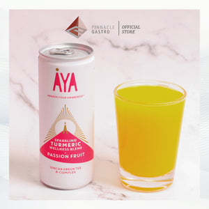 AYA Sparkling Turmeric Blend Passionfruit