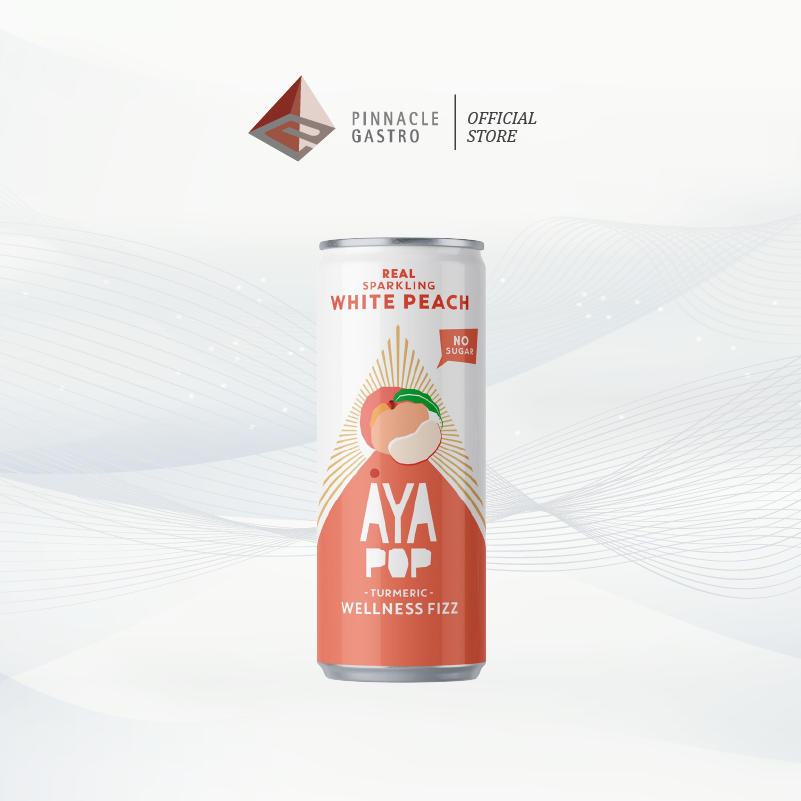 AYA Pop Sparkling Soda White Peach