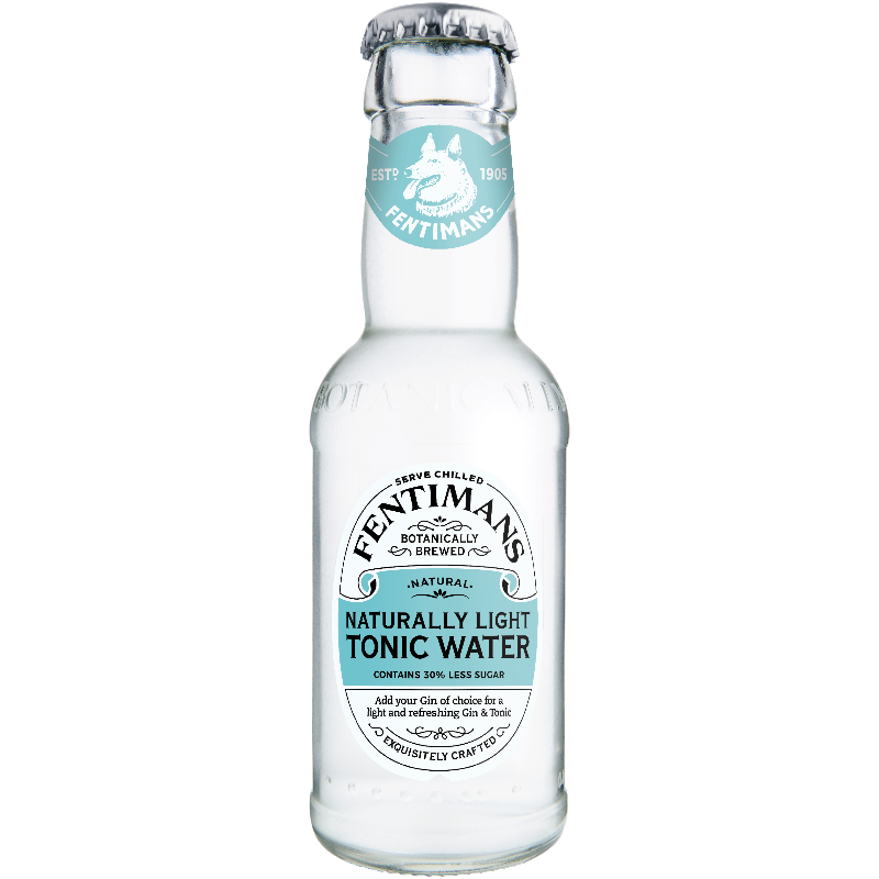 Fentimans 200ml Naturally Light Tonic Water Flavored X 24 Btl.
